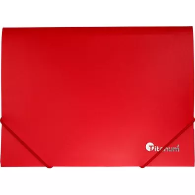 Titanum Teczka PP A5 z gumk� czerwona