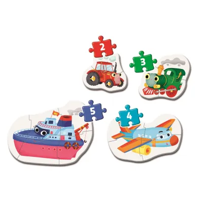 Moje pierwsze puzzle - Pojazdy Clementoni
