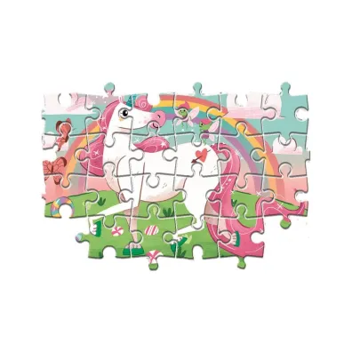 Puzzle 2x20 el. SuperColor. Jednoro�ce Clementoni