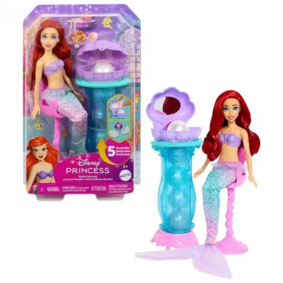 Disney Princess. Ariel z per�ow� toaletk� Mattel