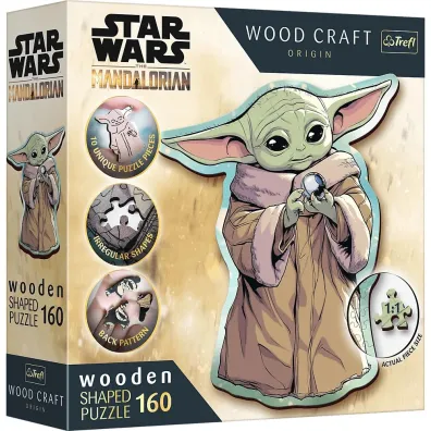 Puzzle drewniane 160 el. Grogu Trefl