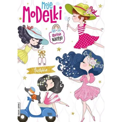 Moje modelki. Brokatowe naklejki