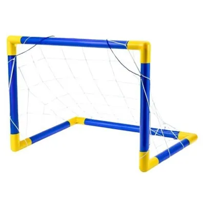 Zestaw sportowy bramka + pi�ka +pompka LeanToys