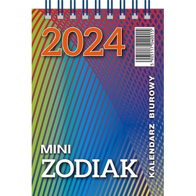 Kalendarz 2024 Biurowy Mini Zodiak