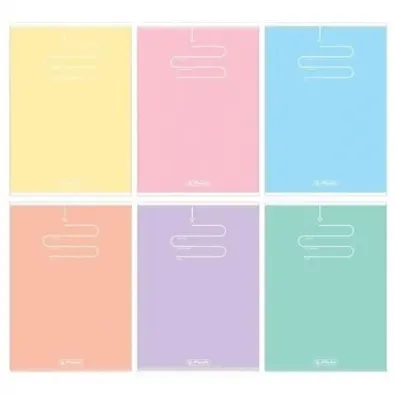 Herlitz Zeszyt Pastel Color Blocking linia 32 kartek
