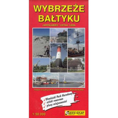 Wybrzeże Bałtyku Jarosławiec - Ustka - Łeba 1:50 000