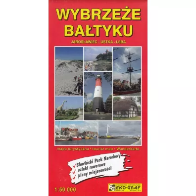 Wybrze�e Ba�tyku Jaros�awiec - Ustka - �eba 1:50 000