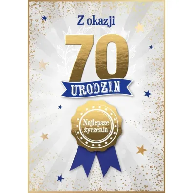 Armin Style KARNET URODZINY 70 B6 Z KOP AS GM-1299 FOL