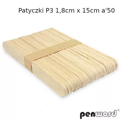 Penword Patyczki naturalne 1,8x15 cm