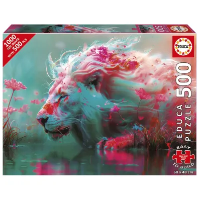 Puzzle 500 el. Kr�l zwierz�t Educa