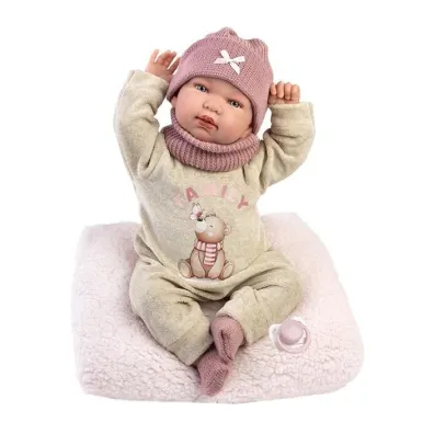 Lalka bobas p�acz�ca Tina 44cm Llorens