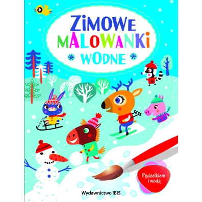 P�dzelkiem i wod�. Zimowe malowanki wodne