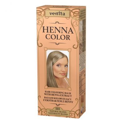 Venita Henna Color balsam koloryzujący z ekstraktem z henny 111 Natural Blond 75 ml