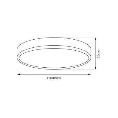 Eko-light Plafon Sufitowy MAQ Regulacja Barwy 32W LED 40cm