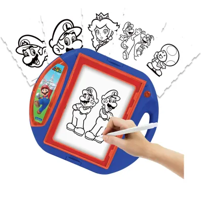 Projektor rysunkowy Super Mario z szablonami i stemplami CR310NI