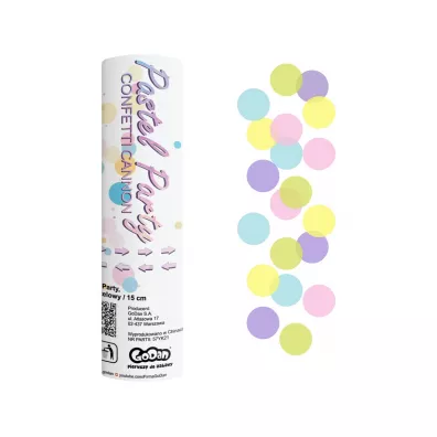 Godan Konfetti pneumatyczne Pastel Party K�eczka papierowe
