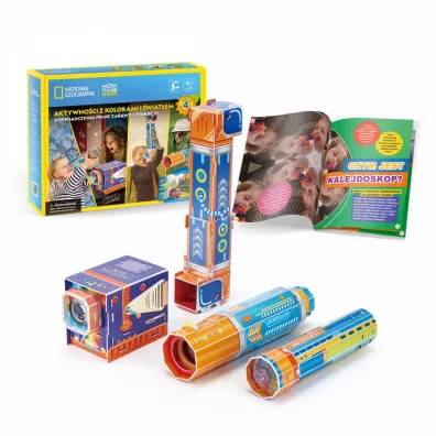 Puzzle 3D National Geographic - Aktywno�ci z kolorem, �wiat�em Dante