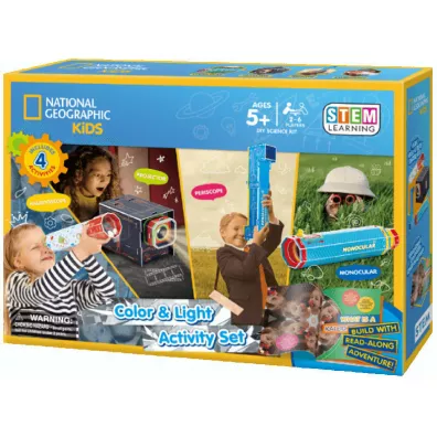 Puzzle 3D National Geographic - Aktywno�ci z kolorem, �wiat�em Dante
