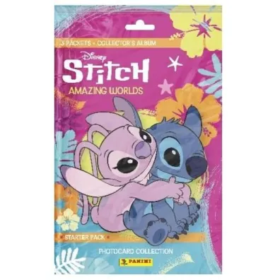 Panini Album kolekcjonera na karty Stitch + 2 saszetki