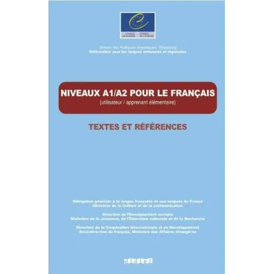 Niveau A1 et niveau A2 pour le francais - Beacco Jean-Claude
