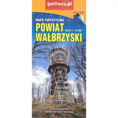 Powiat Wa�brzyski mapa tur., plan miasta Wa�brzych