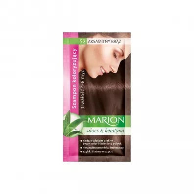 Marion Szampon koloryzuj�cy 4-8 my� 52 Aksamitny Br�z 40 ml