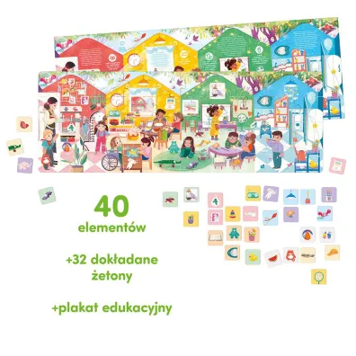Puzzle Co robimy w przedszkolu Bright Junior Media