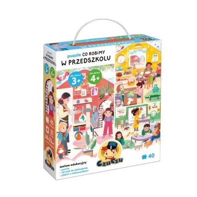 Puzzle Co robimy w przedszkolu Bright Junior Media