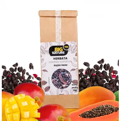 Big Nature Herbata czarna Superior Rajski Smak 50 g