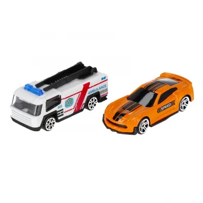 Parking Pogotowie z akcesoriami metalowy 571414 Mega Creative