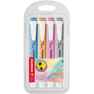 Stabilo Zakre�lacz Swing Cool Pastel 4 szt.