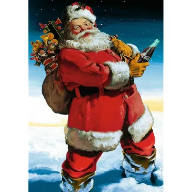 Puzzle 1000 el. Coca-Cola: Miko�aj na �niegu Trefl