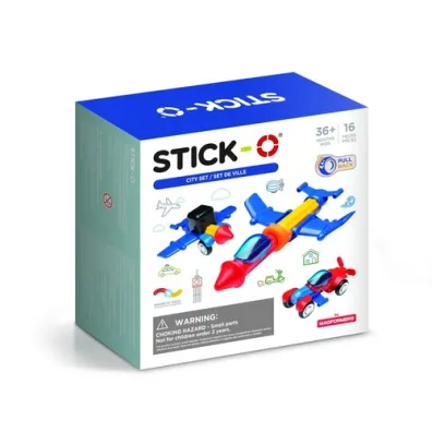 Magformers Stick-O Zestaw miejski 16 elementw
