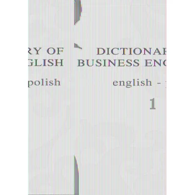Dictionary of Business English. English &ndash; Polish. s�ownik - Magdalena Chowaniec, Piotr Kapusta