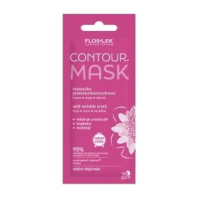 Floslek Contour Relax Time Maseczka przeciwzmarszczkowa na twarz, szyj� i dekolt 6 ml
