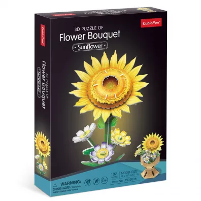 Puzzle 3D Bukiet kwiat�w S�oneczniki Dante