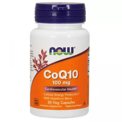 Now Foods Koenzym Q10 - suplement diety 30 kaps.