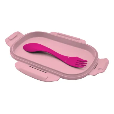 KIDS EUROSWAN Pude�ko �niadaniowe + sztu�ce Lotso LTS00015