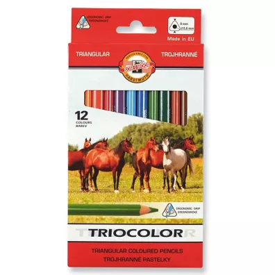 Koh-I-Noor Kredki Triocolor 3142 12 szt.