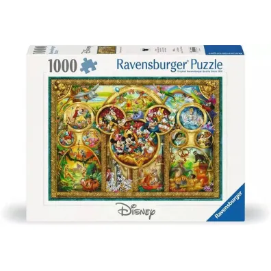 Puzzle 1000 el. Najpi�kniejsze momenty Disneya Ravensburger