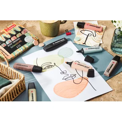 Stabilo Zakre�lacz Boss Original Nature Colors 6 szt.