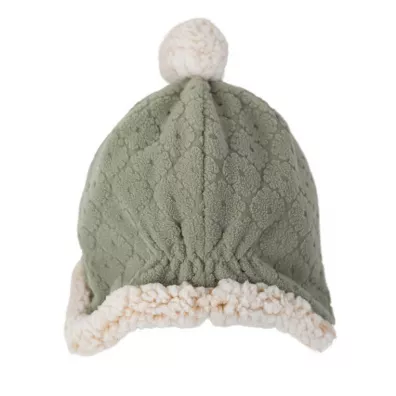 Lodger Dwuwarstwowa zimowa czapeczka z polaru szawiowa Fleece Elm 6-12 mies.