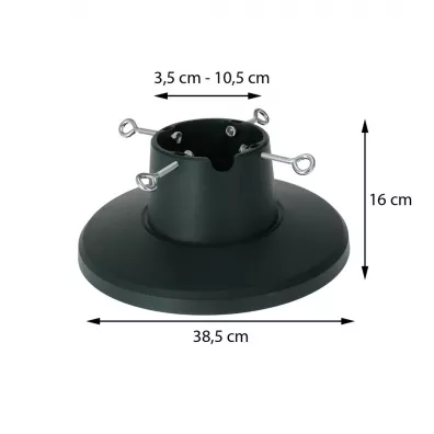 H&S Decoration Stojak choinkowy z pojemnikiem na wod� zielony
