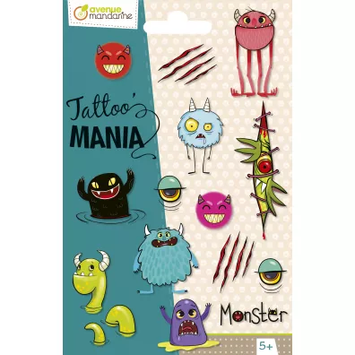 Tatua�e Tattoo Mania Potwory Avenue Mandarine