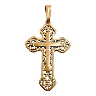 Zawieszka Krzy�yk Poz�acany 32x20mm