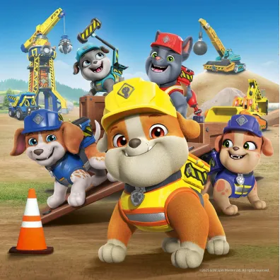 Puzzle dla dzieci 3x49 el. Rubble i ekipa Ravensburger