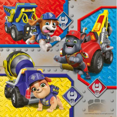 Puzzle dla dzieci 3x49 el. Rubble i ekipa Ravensburger