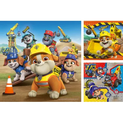 Puzzle dla dzieci 3x49 el. Rubble i ekipa Ravensburger