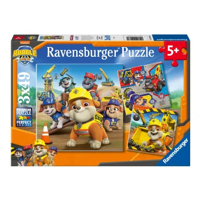 Puzzle dla dzieci 3x49 el. Rubble i ekipa Ravensburger