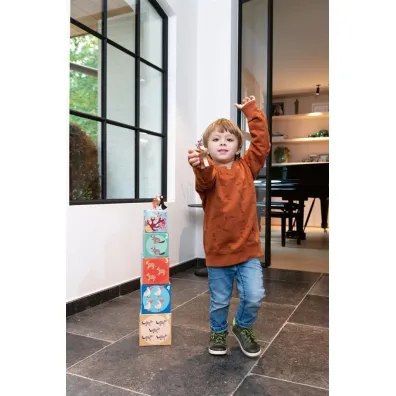 Piramida edukacyjna Dzikie zwierz�ta 5 element�w Scratch